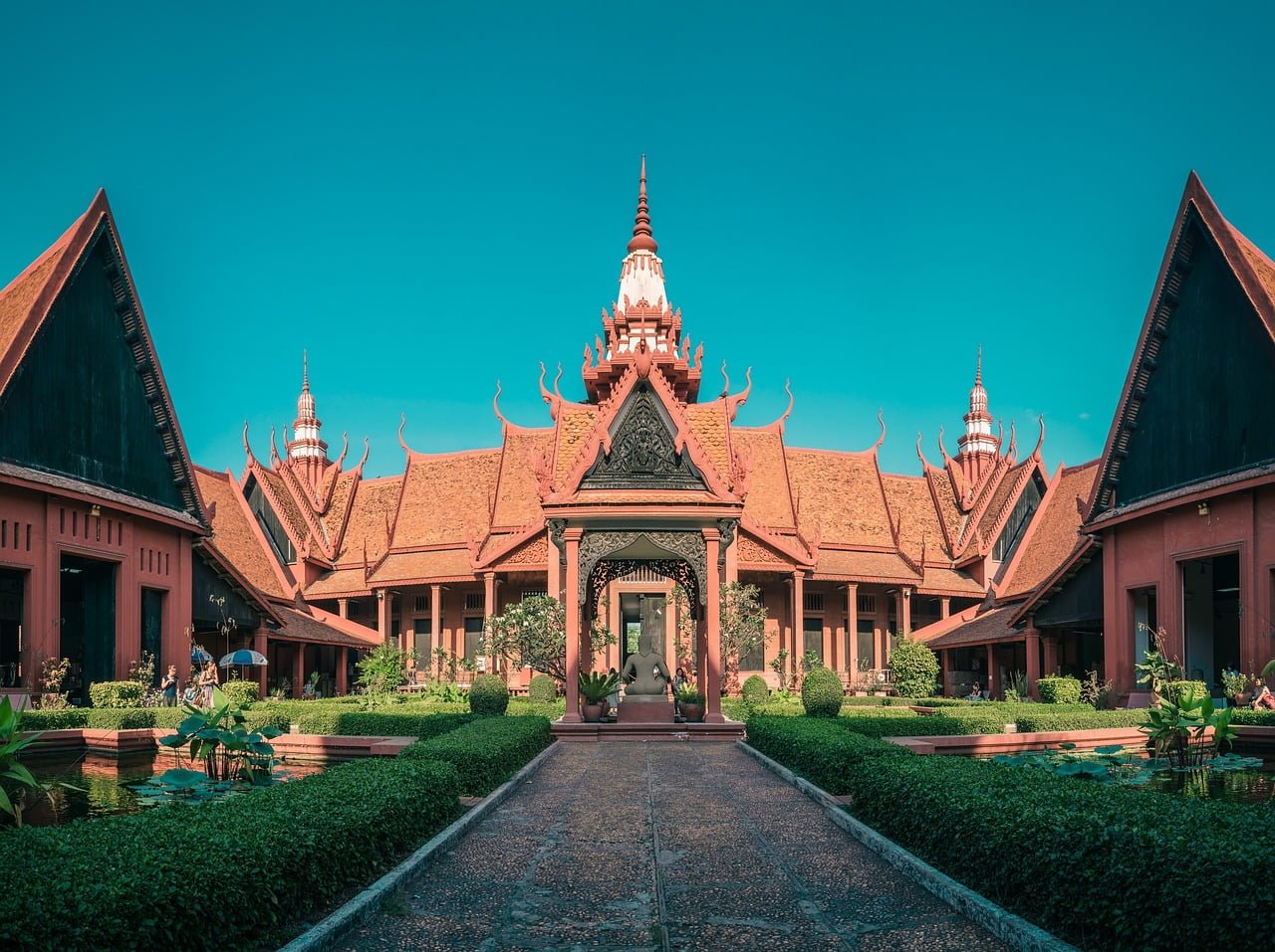 cambodia, phnom penh, national museum