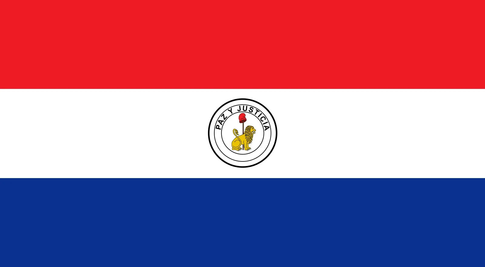Paraguay National Flag Reverse